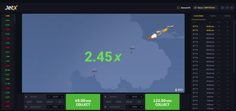 JetX game